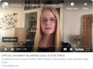 Sonia Poulton Video Statement